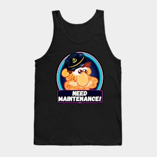 Captain needs maintenance - Fatique - Tired PARTNER Tank Top